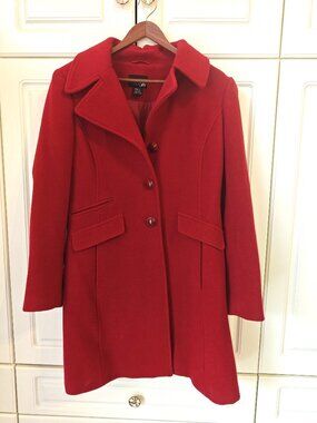 East 5th Red Wool Jacket, Size Small
